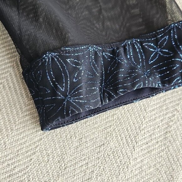 R&M Richards Woman 2 Piece Dress Suit Navy with Blue Embellishments Quiet Luxury - Picture 16 of 16